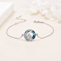 Sterling Silver Adjustable Dog Charm Bracelet