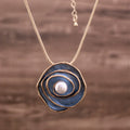 Blue Beauty Pearl Necklace
