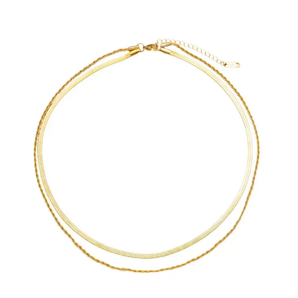 Juliana Solvia Necklace | Gold
