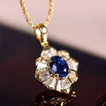 Kavella Noctazure Necklace | Gold