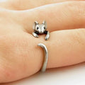 Adorable Mouse Wrap Ring – Vintage Adjustable Jewelry