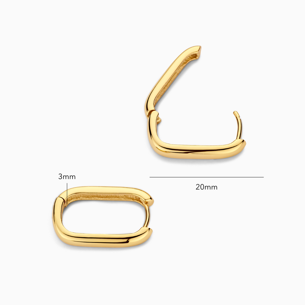 Small Icon Hoops | Gold