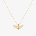 Soaring Angel Wings Necklace | Gold