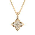 White Clover Pendant Necklace | Gold